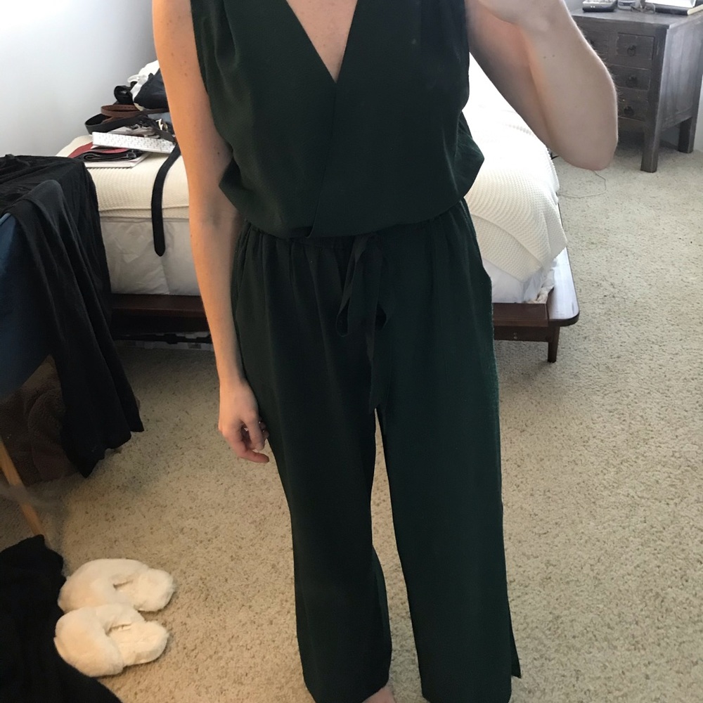 Dark green romper